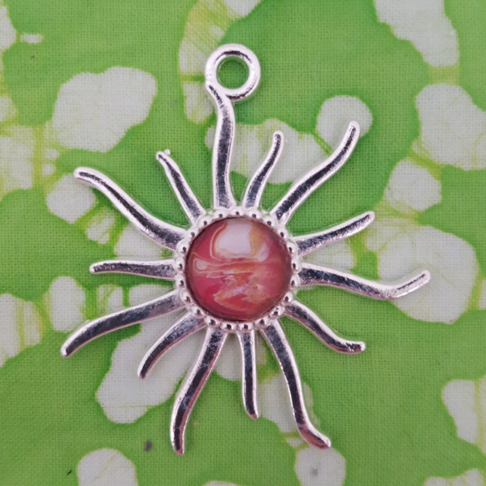 Handmade Sun Pendant Necklace